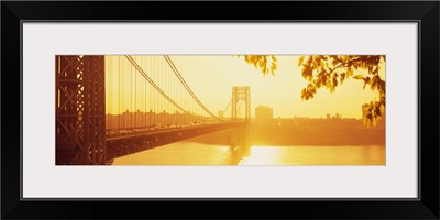 Bridge across the river, George Washington Bridge, New York City, New York State