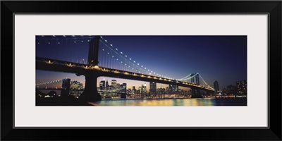 Bridge across the river, Manhattan Bridge, Lower Manhattan, New York City, New York State