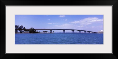 Bridge across the sea, John Ringling Causeway Bridge, Sarasota Bay, Sarasota, Sarasota County, Florida