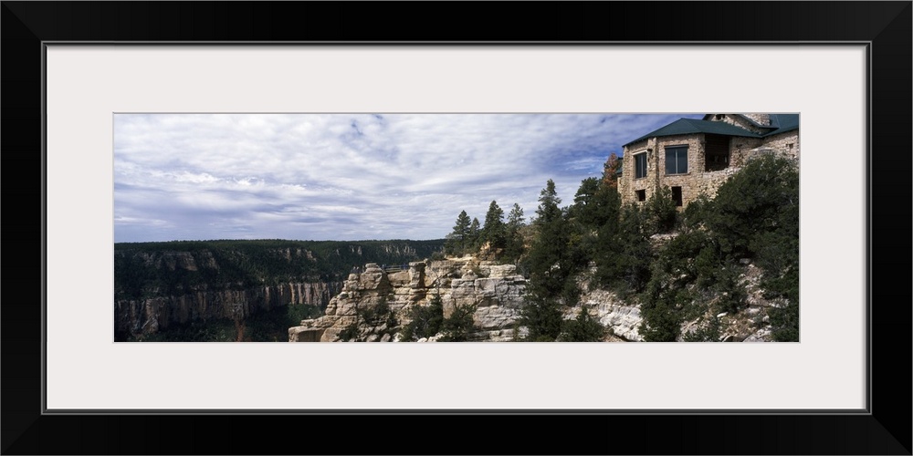Building, Grand Canyon Lodge, Bright Angel Point, North Rim, Grand Canyon National Park, Arizona