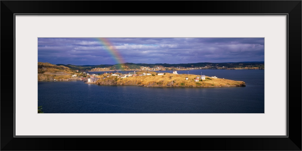 Buildings at the coast, Trinity Bay, Trinity, Newfoundland Island, Newfoundland and Labrador Province, Canada