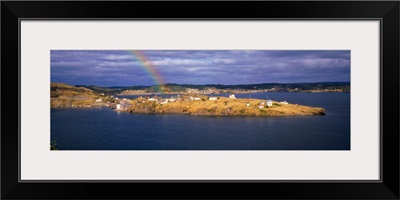 Buildings at the coast, Trinity Bay, Trinity, Newfoundland Island, Newfoundland and Labrador Province, Canada