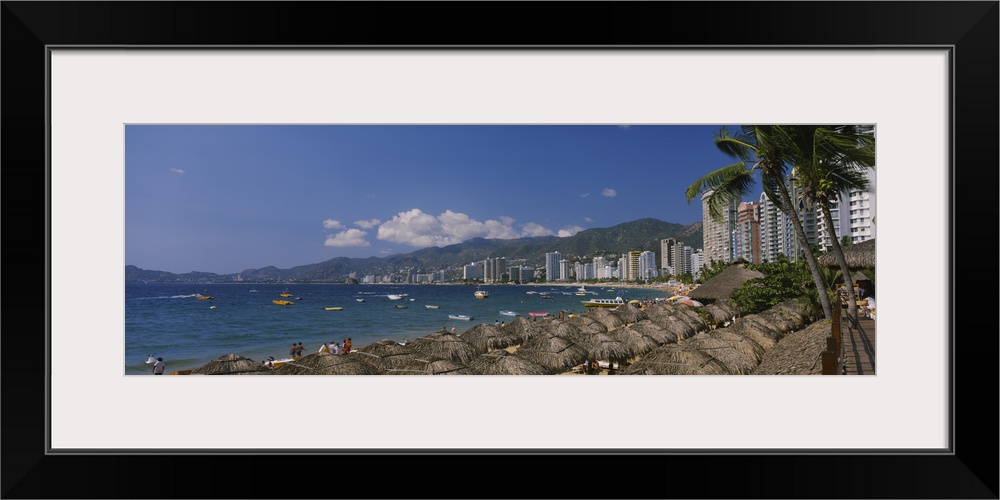 Buildings at the waterfront, Acapulco, Mexico