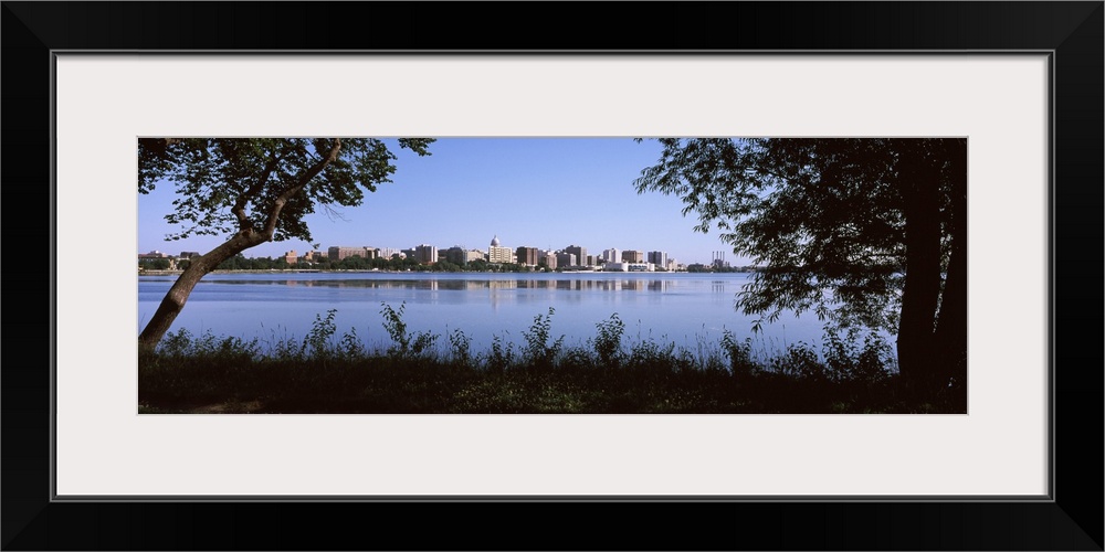 Buildings at the waterfront, Lake Monona, Madison, Dane County, Wisconsin