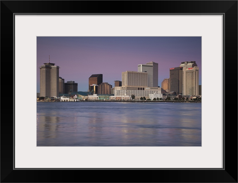 Buildings at the waterfront, Mississippi River, New Orleans, Louisiana