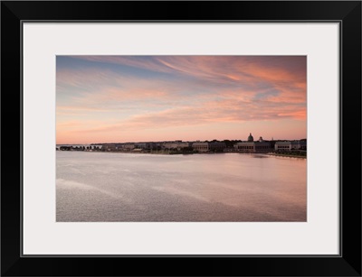 Buildings at waterfront, US Naval Academy, Severn River, Annapolis, Maryland