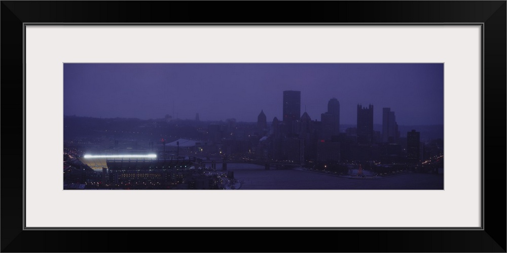 Buildings in a city, Heinz Field, Three Rivers Stadium, Pittsburgh, Pennsylvania