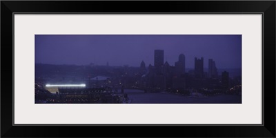 Buildings in a city, Heinz Field, Three Rivers Stadium, Pittsburgh, Pennsylvania