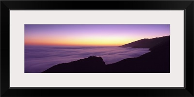 California, Big Sur, Marine Layer, Big Sur at dusk