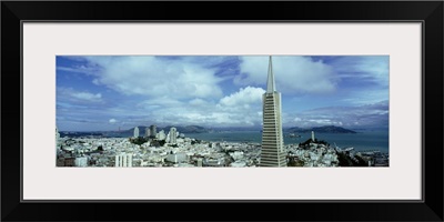 California, San Francisco, Skyline with Transamerica Building