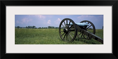 Cannon in a battlefield, Gettysburg National Military Park, Gettysburg, Adams County, Pennsylvania