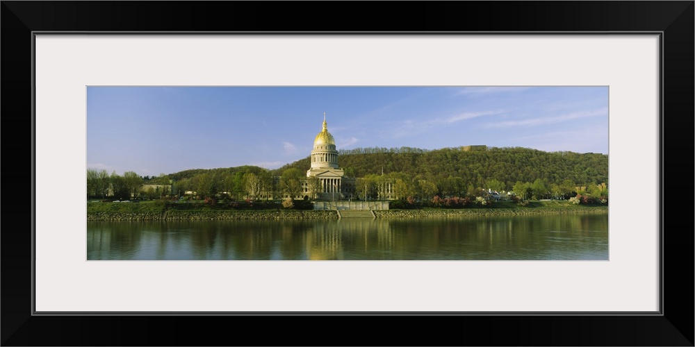 Capital Building Kanawha River Charleston WV