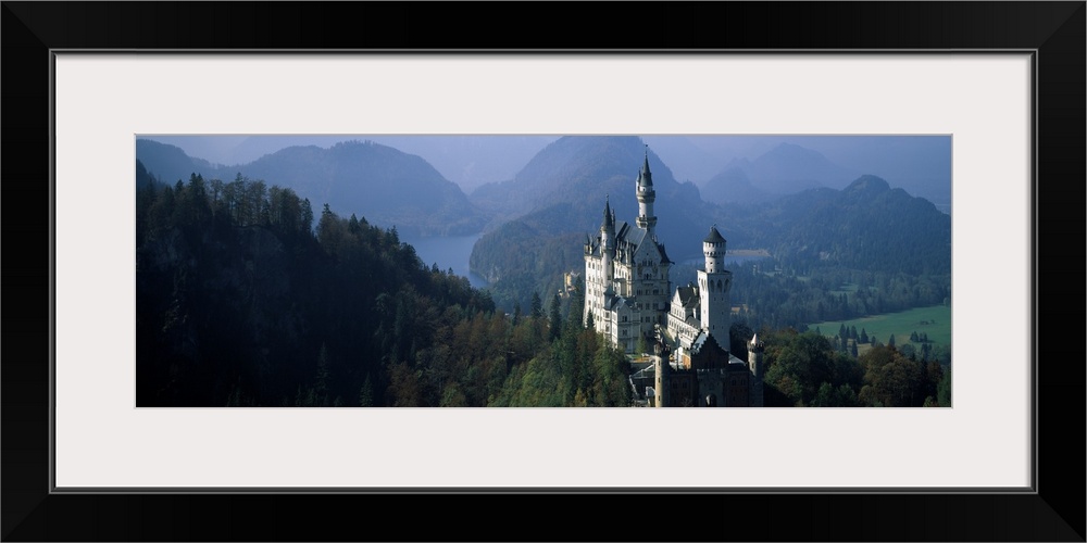 Castle on a hill, Neuschwanstein Castle, Bavaria, Germany