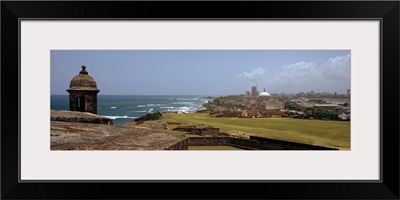 Castle on the coast, Castillo De San Cristobal, Old San Juan, San Juan, Puerto Rico