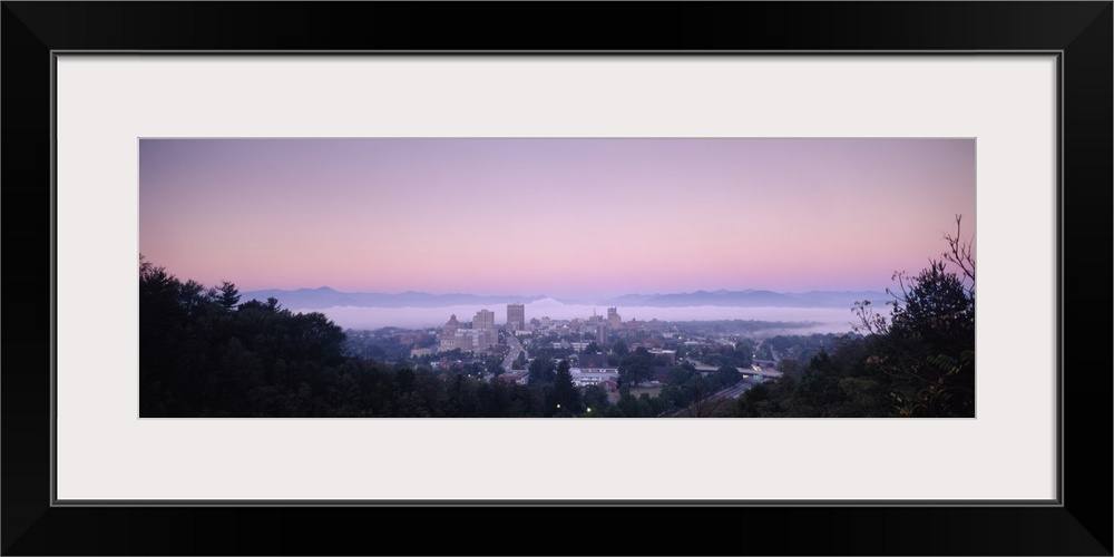 City at morning, Asheville, Buncombe County, North Carolina