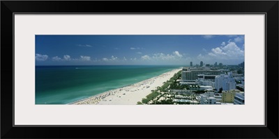 City at the beachfront, South Beach, Miami Beach, Florida