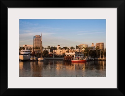 City at the waterfront, Shoreline Village, Long Beach, Los Angeles County, California