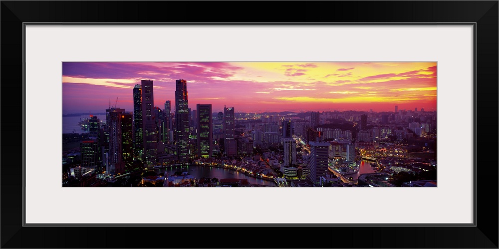 Cityscape, Sunset, Singapore