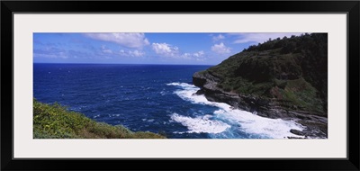 Cliff at seaside, Kilauea Point National Wildlife Refuge, Kauai, Hawaii