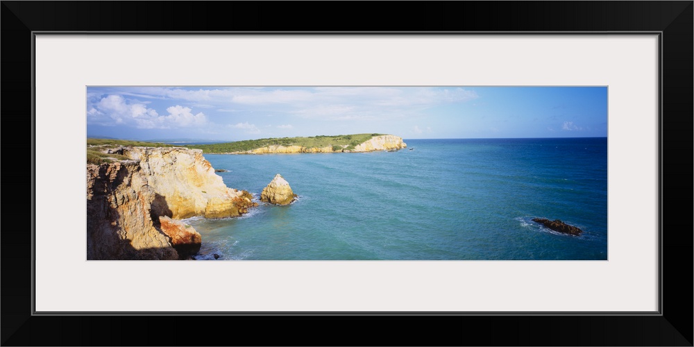 Cliffs along the sea, Cabo Rojo, Puerto Rico