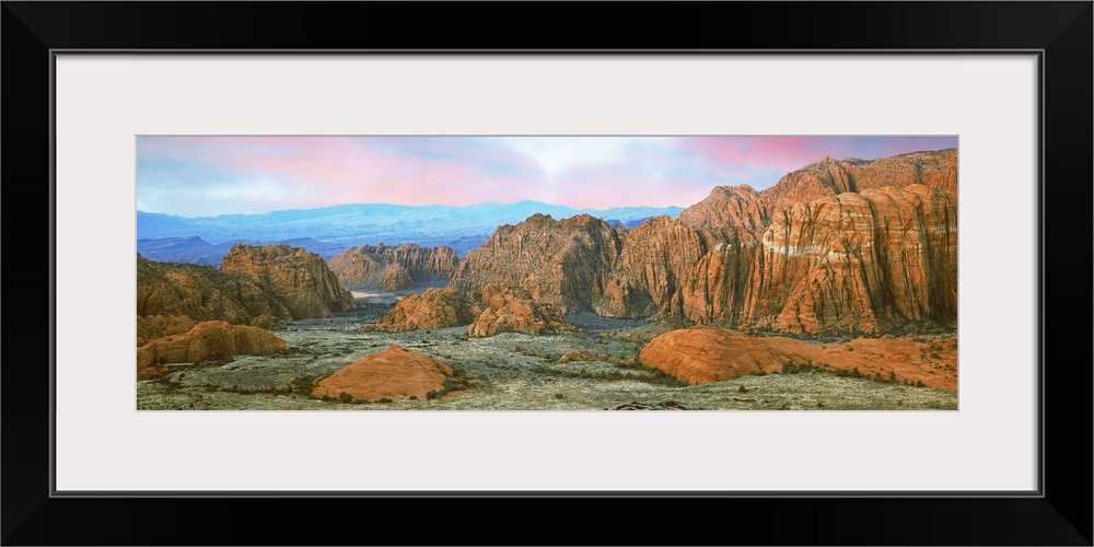 Cliffs in Snow Canyon State Park, Washington County, Utah, USA