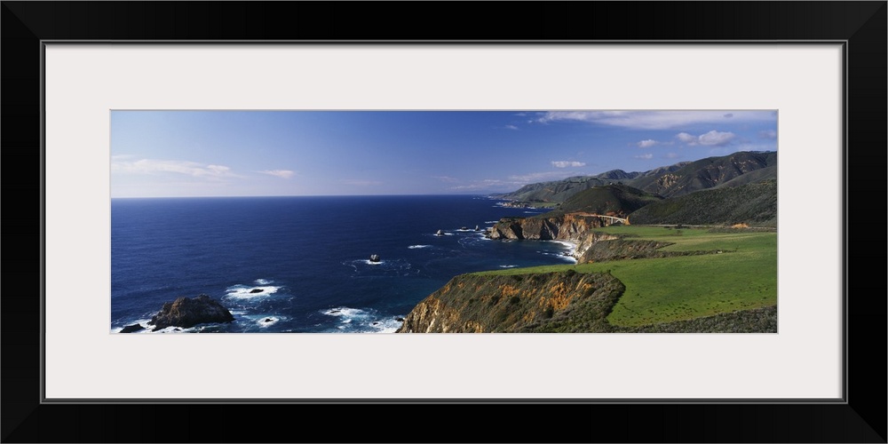 Cliffs on the coast, Big Sur, California