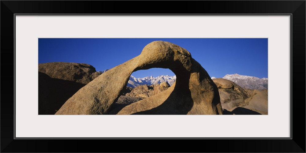 Close-up of a natural arch, Lone Pine Peak, Mt Whitney, California