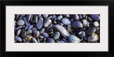 Close-up of pebbles, Sandymouth Beach, Cornwall, England