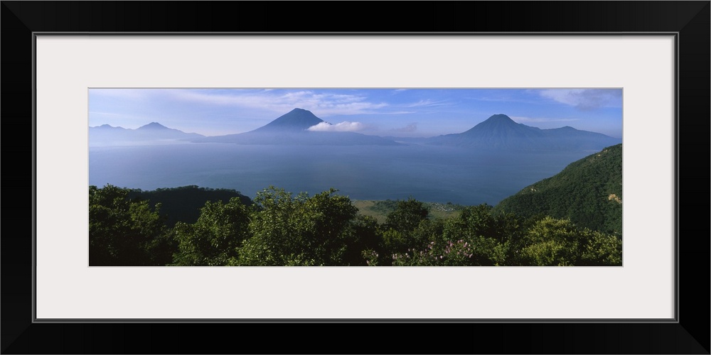 Clouds over a lake, Lake Atitlan, Guatemala