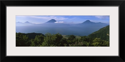 Clouds over a lake, Lake Atitlan, Guatemala