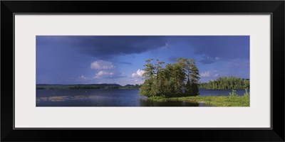 Clouds over a lake, Raquette Lake, Adirondack Mountains, New York State