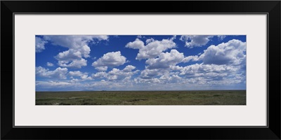 Clouds over a landscape, Serengeti National Park, Tanzania