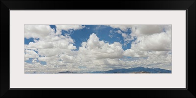 Clouds over a mountain range, Ely, White Pine County, Nevada