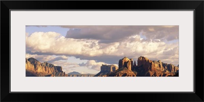 Clouds over rocks, Valley Of The Gods, San Juan County, Utah