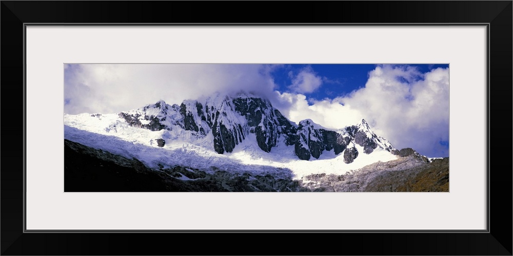 Clouds over snowcapped Andes, Cusco Region, Peru, South America