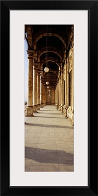 Colonnade at a mosque, Mosque Of Muhammed Ali, Cairo, Egypt