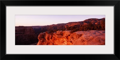 Colorado, Monument Canyon, sunset