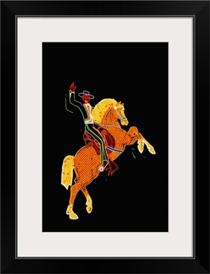 Cowboy and Horse Neon Sign