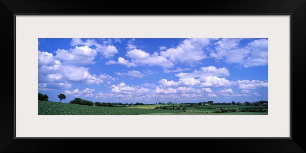 Cumulus clouds Germany