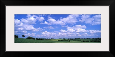 Cumulus clouds Germany