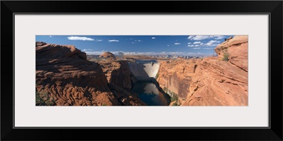 Dam, Glen Canyon Dam, Lake Powell, Colorado River, Page, Coconino County, Arizona