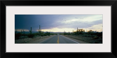 Desert Road near Tucson Arizona