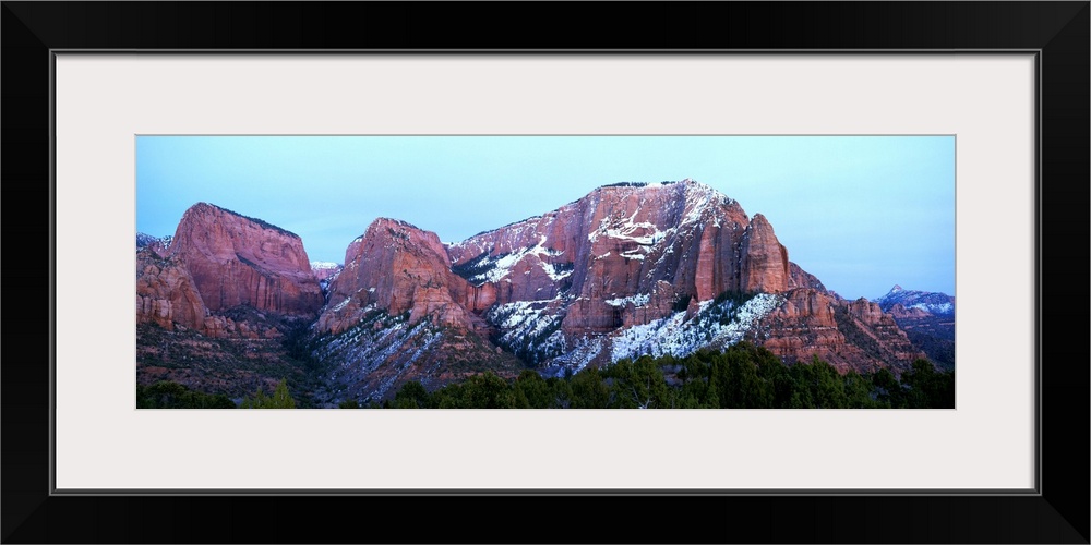 Dusk Kolob Canyon Zion National Park UT