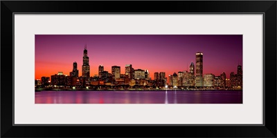 Dusk Skyline Chicago IL