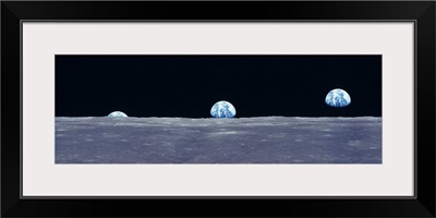 Earth Rise fr Lunar Surface