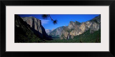 El Capitan and Bridal Veil Falls Yosemite National Park CA