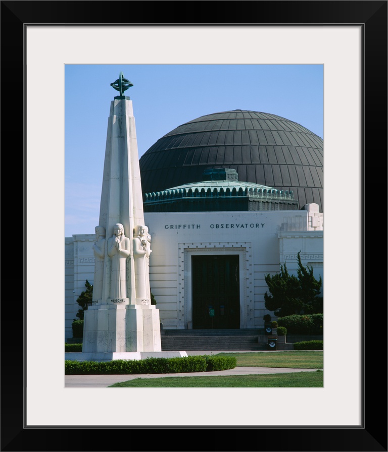 Entrance of an observatory, Griffith Park Observatory, City of Los Angeles, California