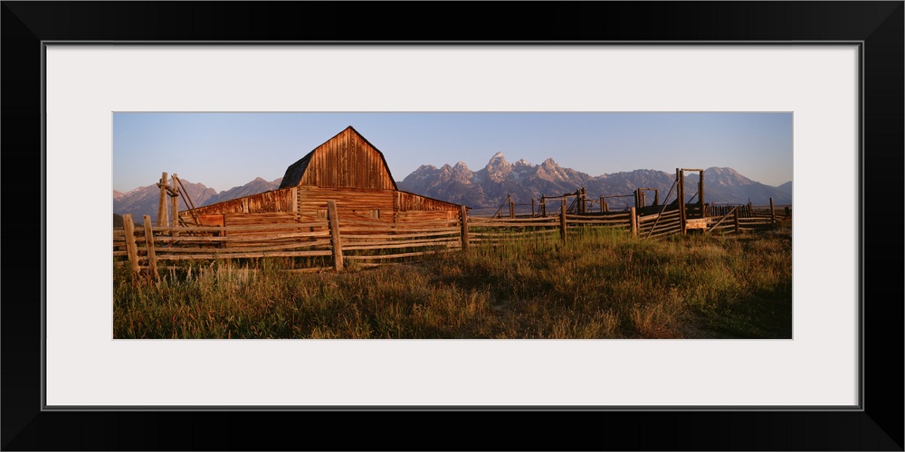 Exterior of a barn, Grand Teton National Park, Wyoming