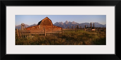 Exterior of a barn, Grand Teton National Park, Wyoming