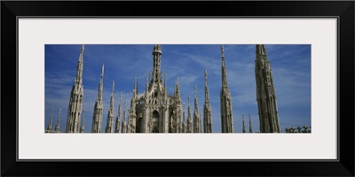 Facade of a cathedral, Piazza Del Duomo, Milan, Italy